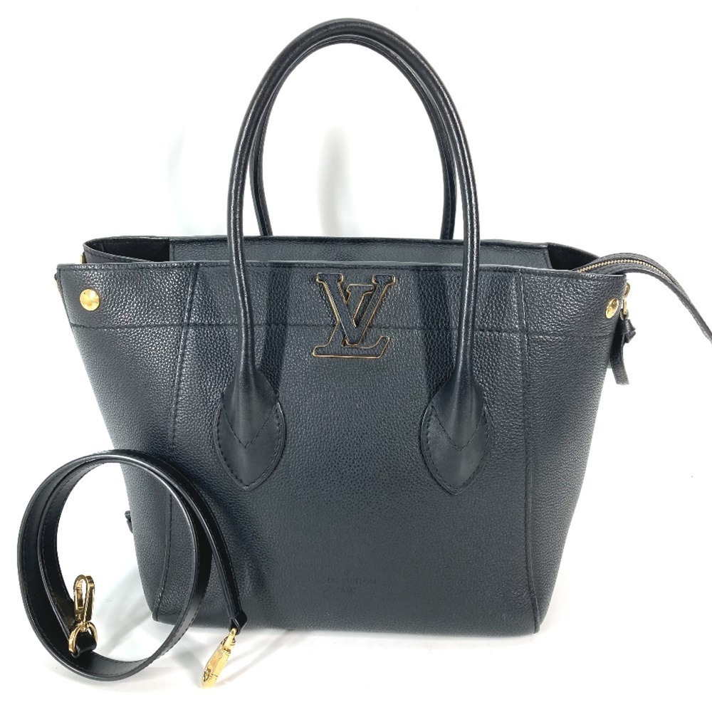 LOUIS VUITTON M54843 Freedom 2-Way Tote Bag, Shoulder Handbag, Taurillon Leat...